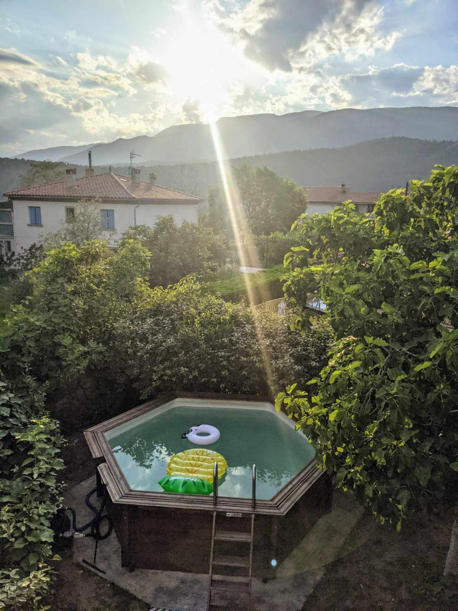 El Sola - Appartement Avec Acces Piscine Et Jardin Corneilla-de-Conflent Esterno foto